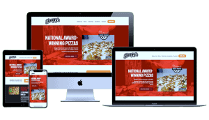 sloopy's pizza website redesign mockups
