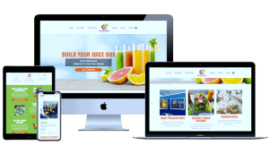 catawba juice company website redesign mockups